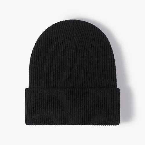 Knit beanie unisex black - beanie,