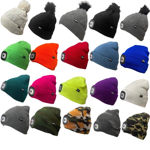 Unisex led beanie hat with - with, usb