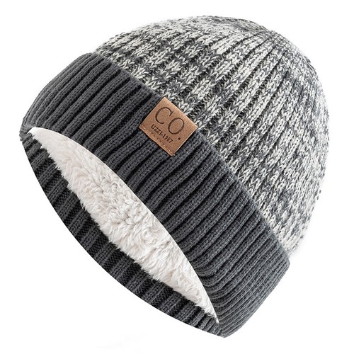 Unisex two tone winter beanie - unisex,