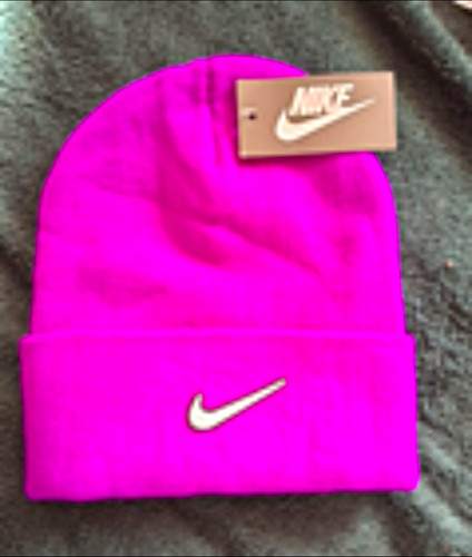 Nike pink knit - pink, beanie