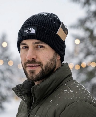 North face beanie - face, black