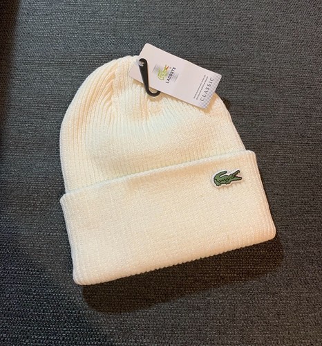 Lacoste classic white knit - white,
