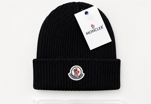 Moncler black ribbed knit - moncler,