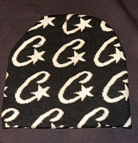 Black white acrylic knit - black, &
