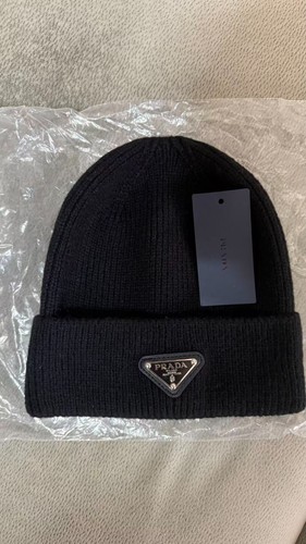 Prada triangle logo ribbed - prada,