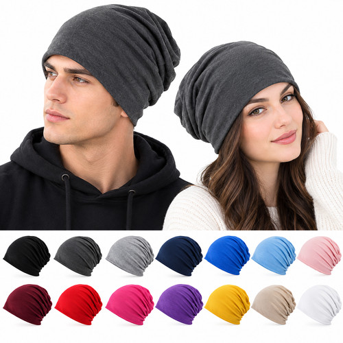 Unisex slouch beanie hat - unisex,