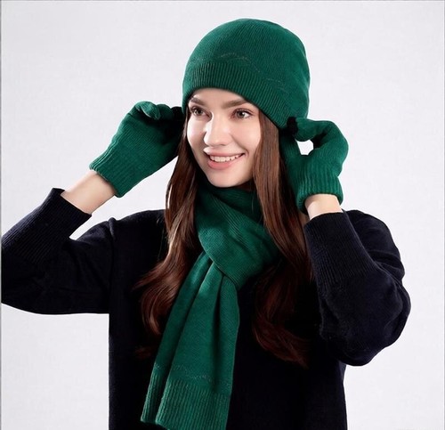 Ladies reflective 3pcs beanie - reflective,