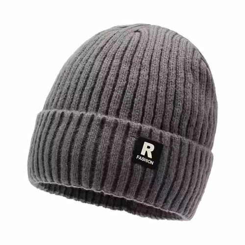 Grey wool knit acrylic - grey,
