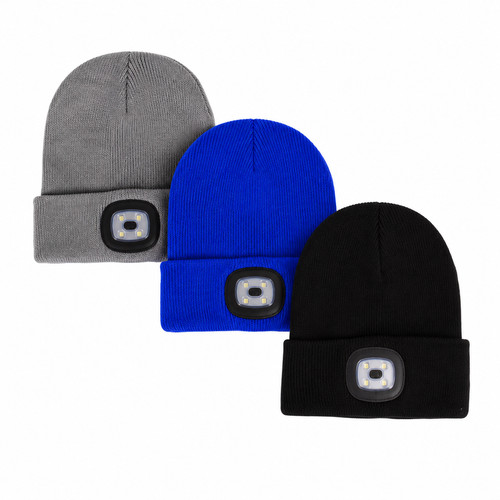 Knitted wooly beanie hat - beanie,