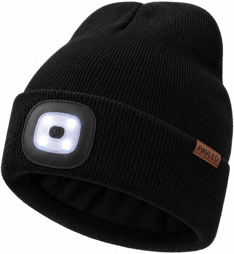 Unisex led beanie torch hat - torch,